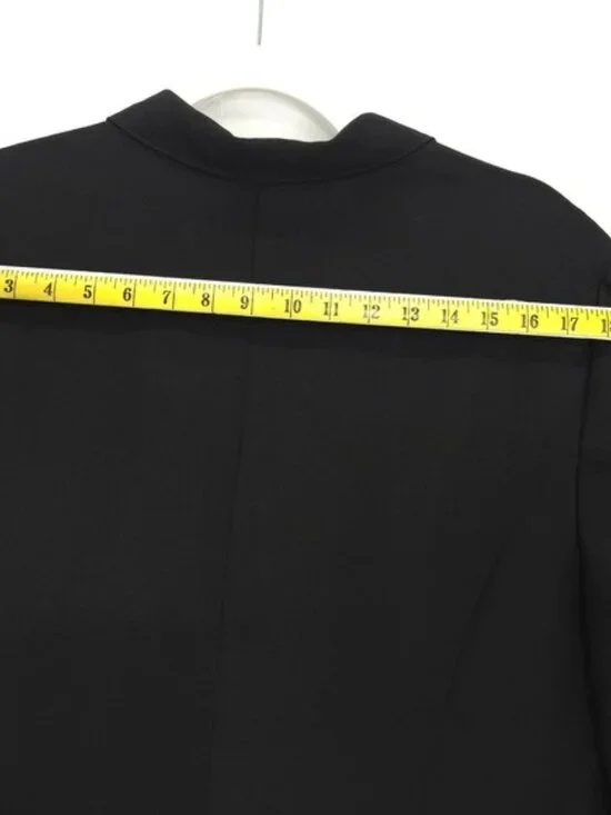 Black Skirt Suit Women 18 Embroidered Pleated Ruffle Church Feminine - Picture 6 of 7